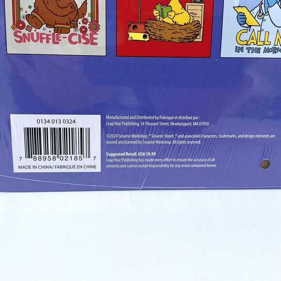 Sesame Street 2025 16-Month Wall Calendar Retro 10" x 10" NEW - Picture 4 of 4